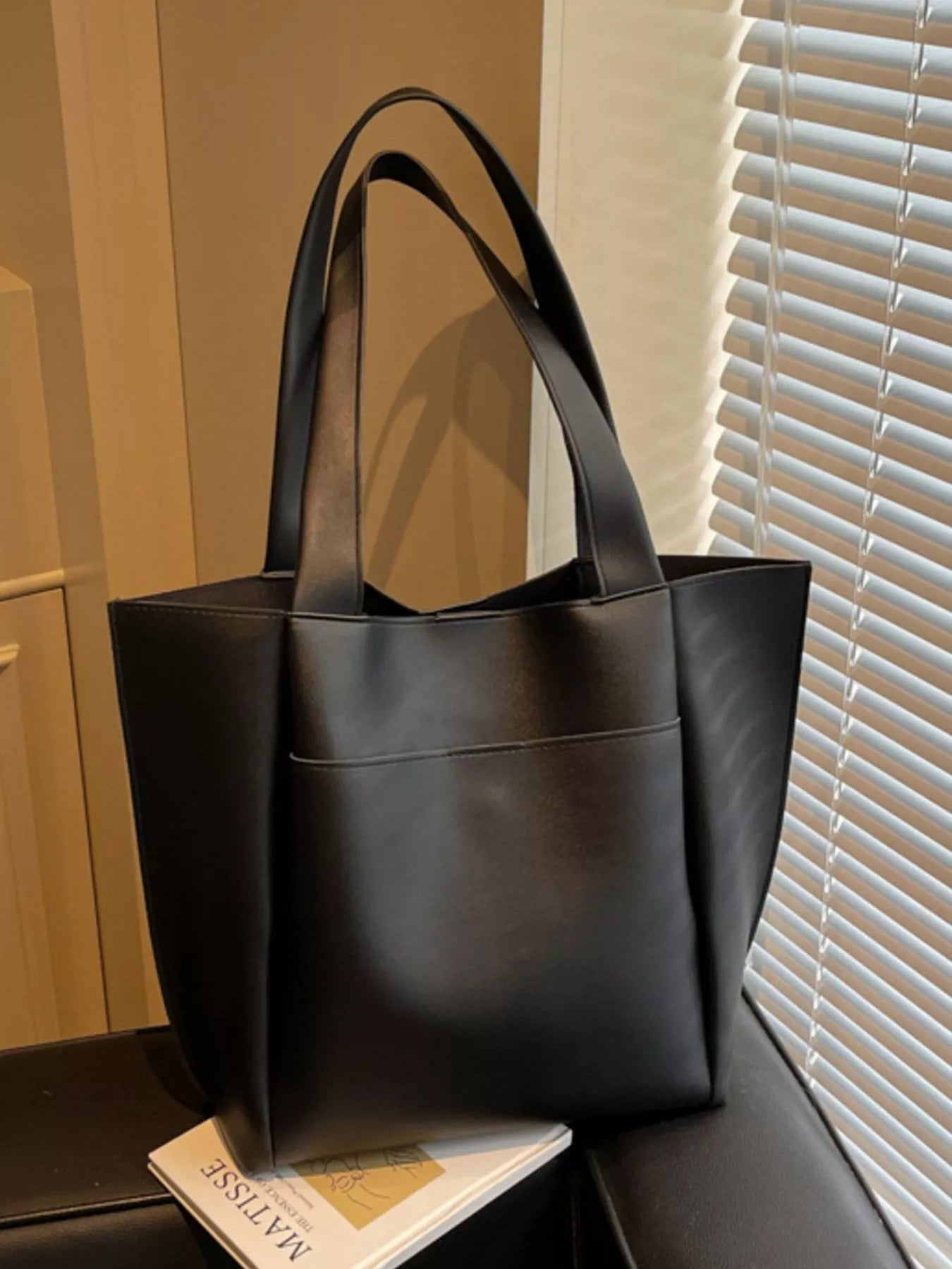 Sarah Express Women's PU Leather Shoulder Bag Black ONESIZE