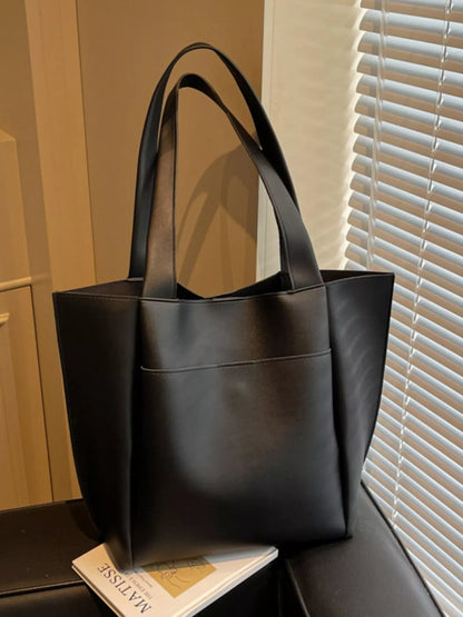 Sarah Express Women's PU Leather Shoulder Bag Black ONESIZE