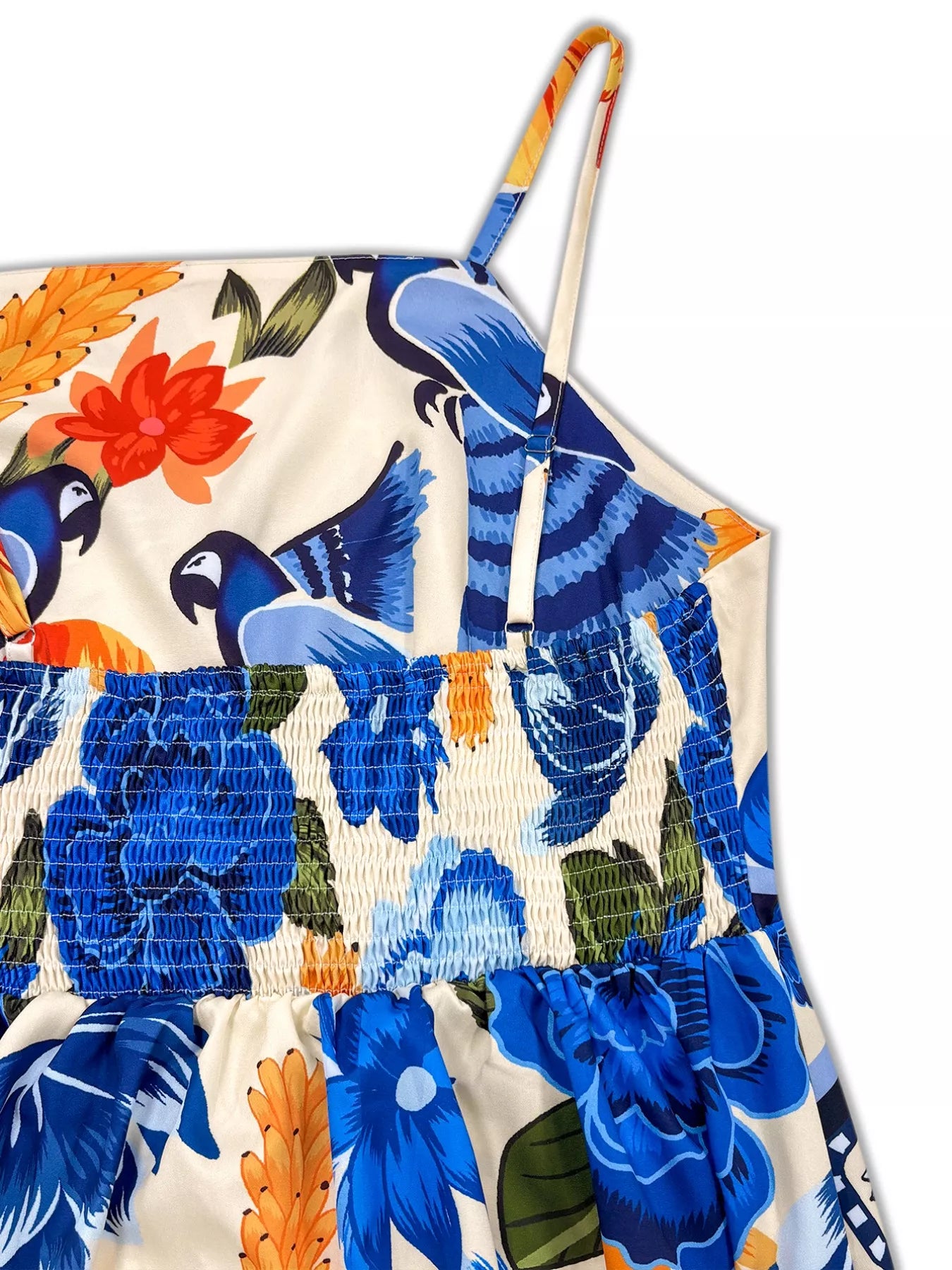 Sarah Express Women's Plus Size Floral Print Spaghetti Strap Maxi Dress