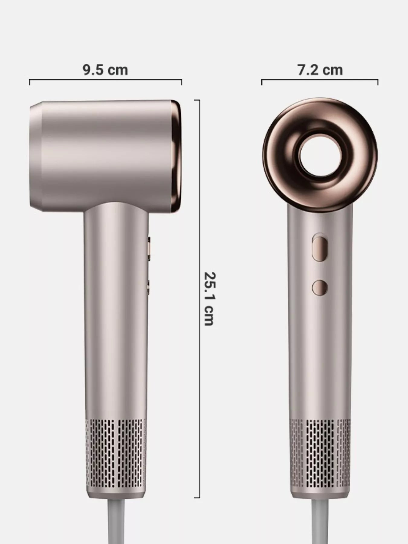 Sarah Express Professional Temperature Control Hair Dryer - Multi-Speed Constant Heat Household Blow Dryer