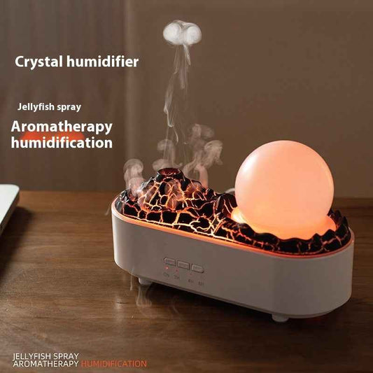 Sarah Express Volcano Humidifier - Ultrasonic Cool Mist Desktop Humidifier with LED Light for Home Office Bedroom