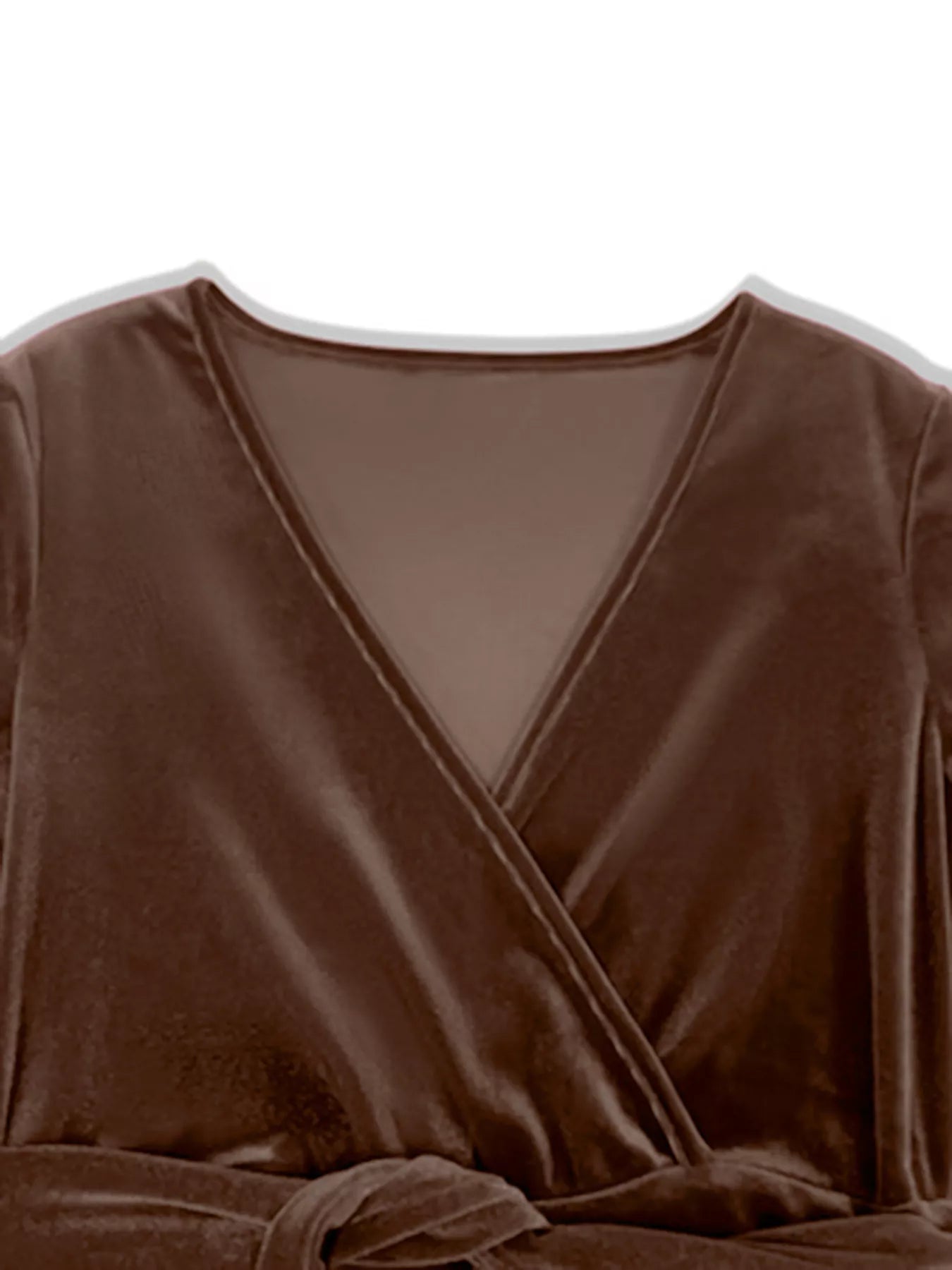 Sarah Express Women's Velvet Long Sleeve Maxi Dress