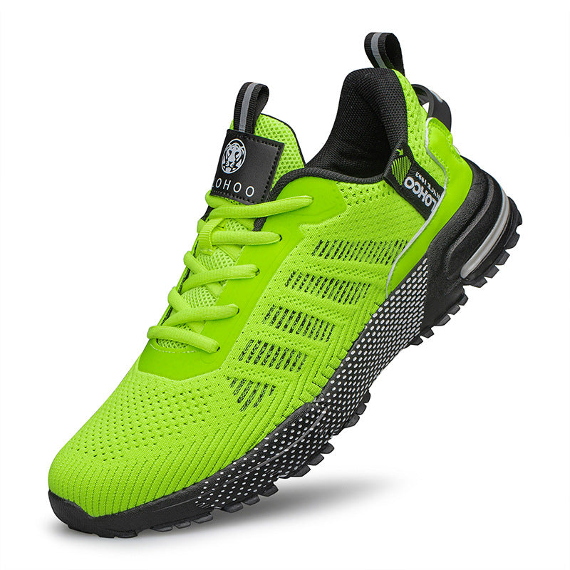 Sarah Express Breathable Mesh Athletic Sneakers for Men - Korean Style Casual Sports Shoes Green