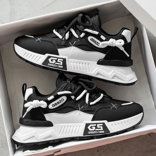 Sarah Express Mens Trendy Dad Shoes With A Chunky Breathable Sole For Casual Wear