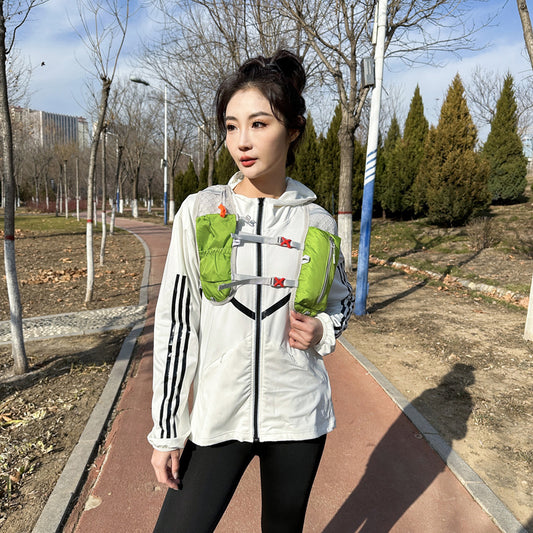 Sarah Express Women's & Men's Water-Repellent Hiking Backpack | Nylon Outdoor Cycling Daypack with Curved Shoulder Straps