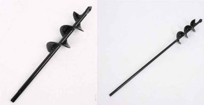 Sarah Express Garden Auger Drill Bit for Planting - Steel Earth Auger Spiral Hole Digger Tool Set3
