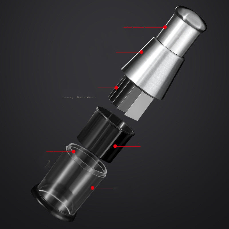 Sarah Express Stainless Steel Garlic Press Crusher - Manual Onion Chopper Vegetable Mincer Kitchen Tool