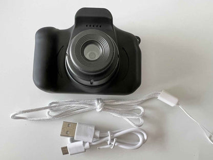 Sarah Express HD Mini Kids Digital Camera 13MP 1080P Cartoon Design with 2.0 Inch Screen Black USB