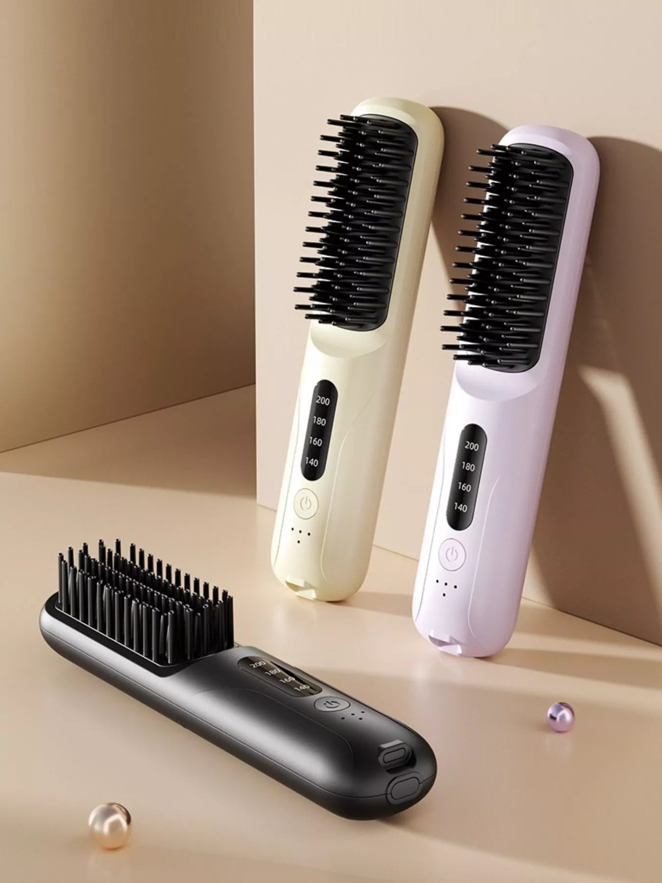 Sarah Express 2-in-1 Hair Straightener and Curling Iron with Adjustable Temperature Black One Size