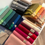 Sarah Express Women's Double-Sided Cashmere-Feel Scarf Winter Warm Oversized Wrap Fall Winter Casual