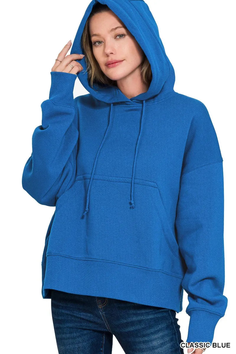 Sarah Express Women's Oversized Fleece Kangaroo Pocket Hoodie