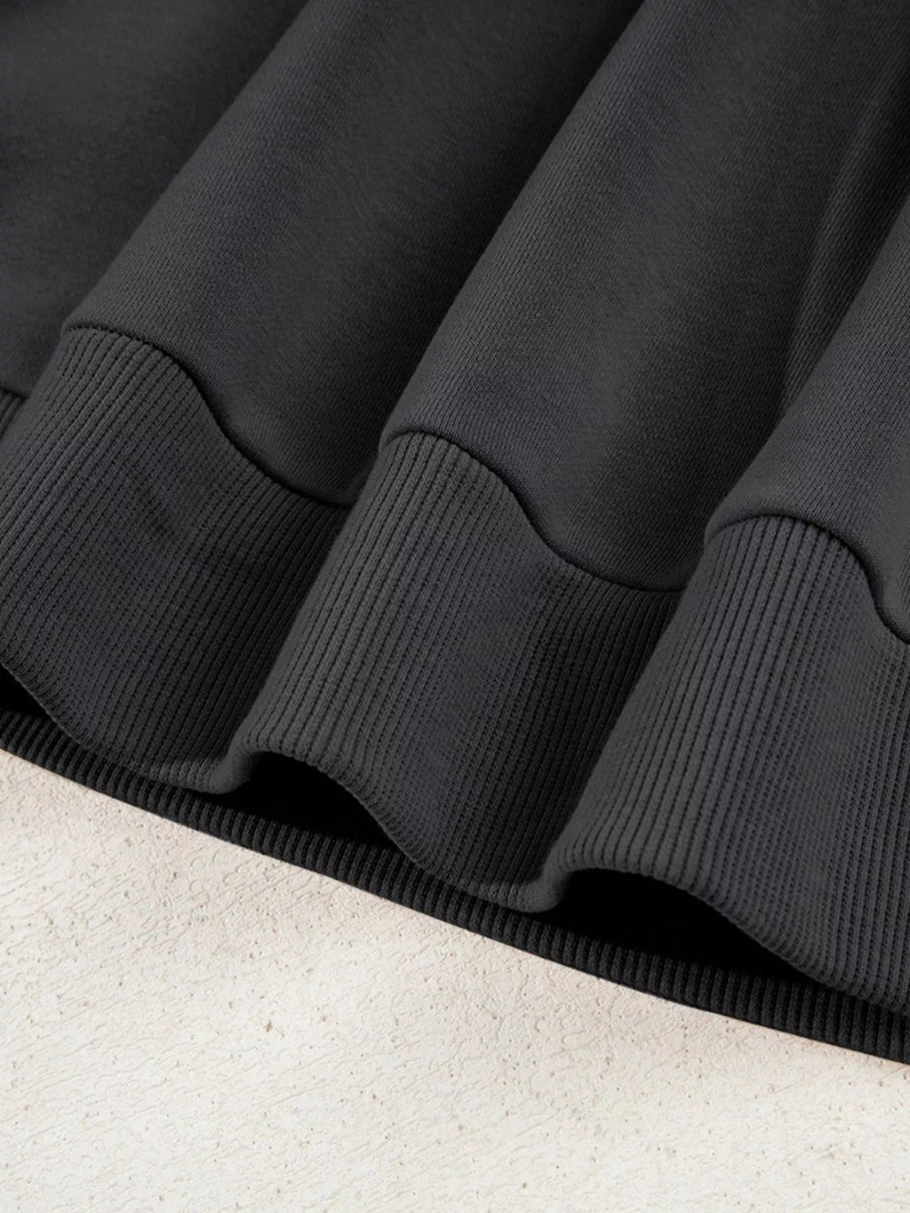 Sarah Express Women's Notched Raglan Sleeve Sweatshirt with Lace Detail