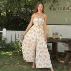 Sarah Express Women's Printed Maxi Dress Casual Short Sleeve Polyester