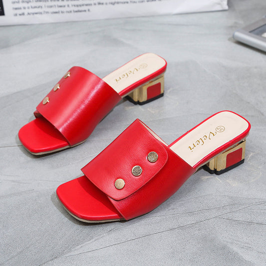 Sarah Express Women's Wedge Slippers - Comfortable Platform Slides for Everyday Wear