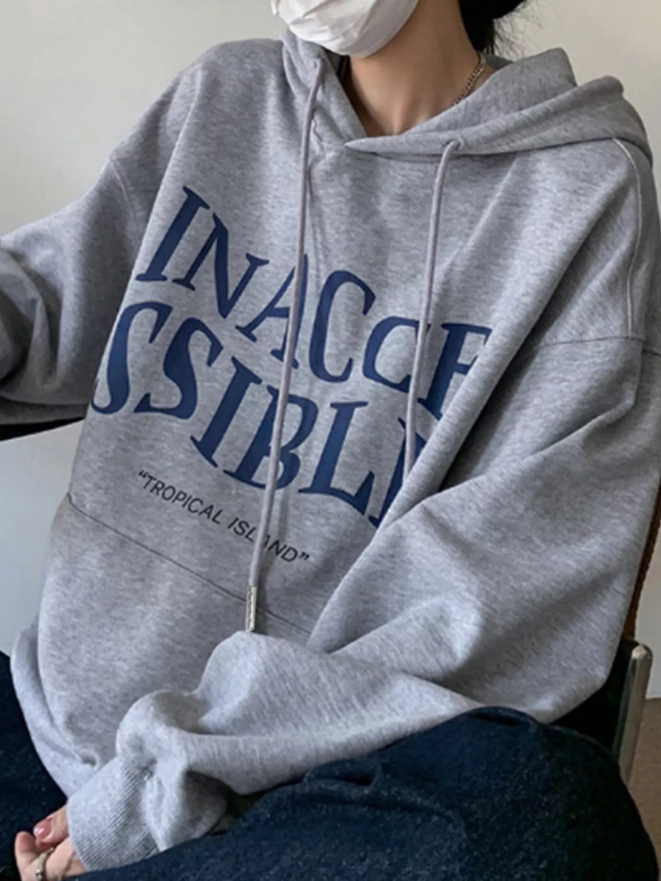 Sarah Express Women's Kangaroo Pocket Drawstring Hoodie