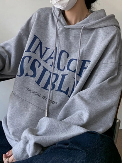 Sarah Express Women's Kangaroo Pocket Drawstring Hoodie