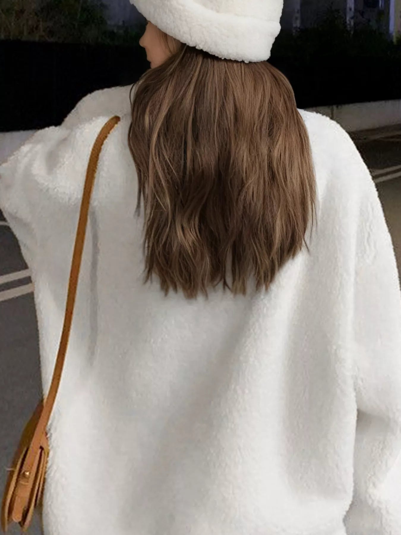 Sarah Express Women's Sherpa Fleece Zip Up Jacket