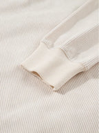 Sarah Express Women's Merry Little Thing Corded Letter Graphic Ribbed Sweatshirt