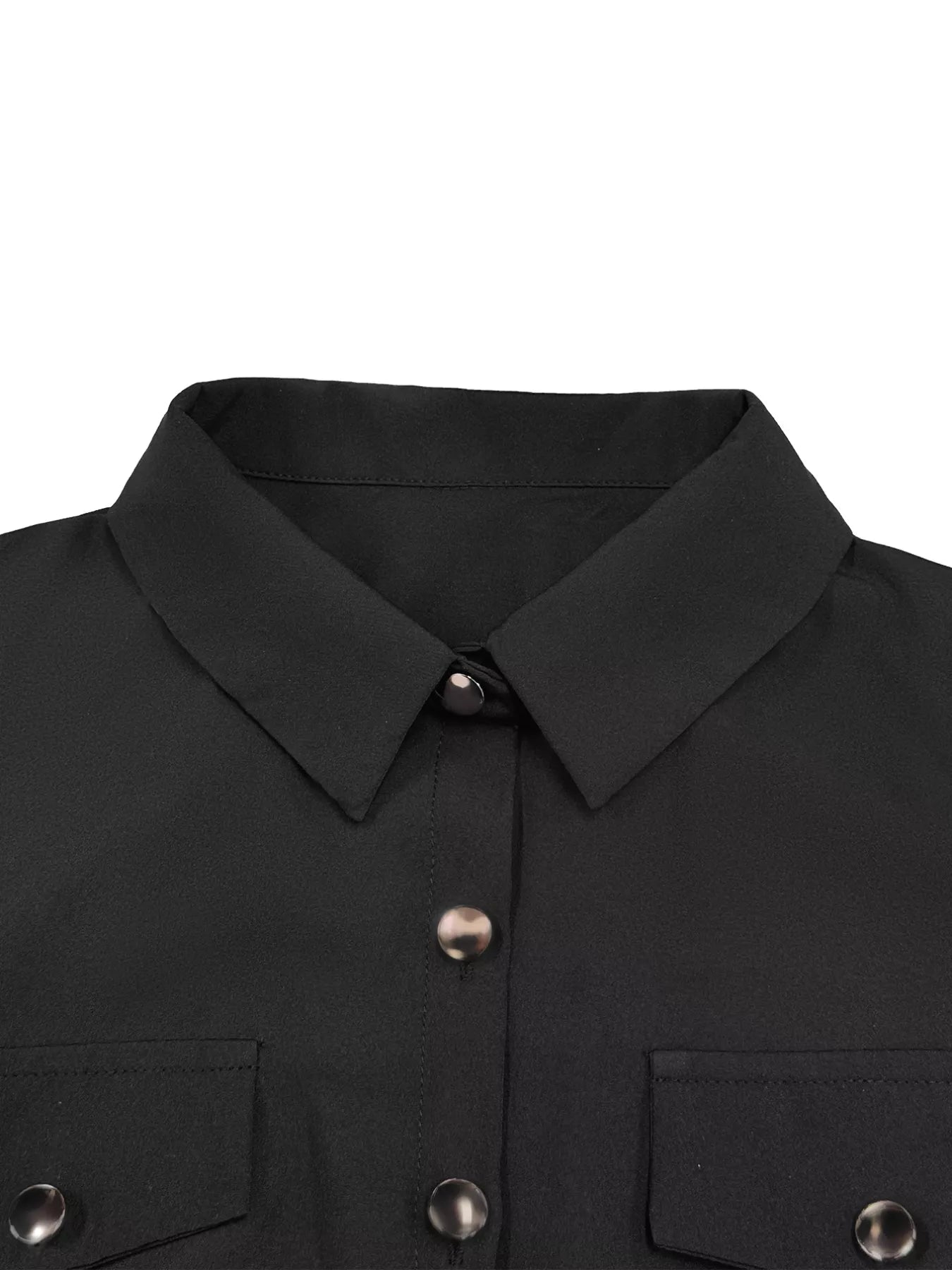 Sarah Express Women's Button Front Long Sleeve Maxi Dress