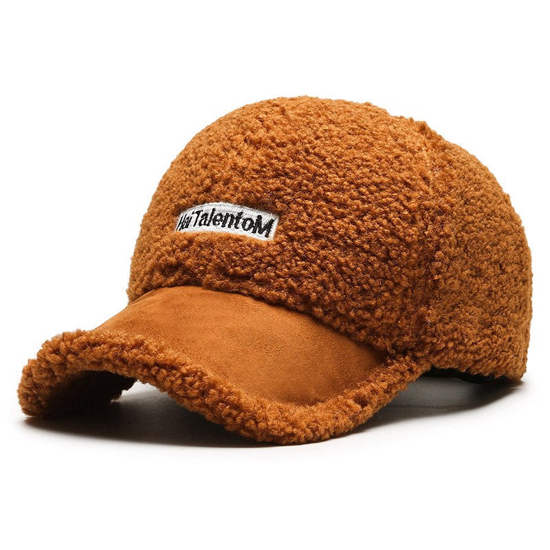 Sarah Express Women's Plush Peaked Cap Baseball Hat Adjustable Winter Warm