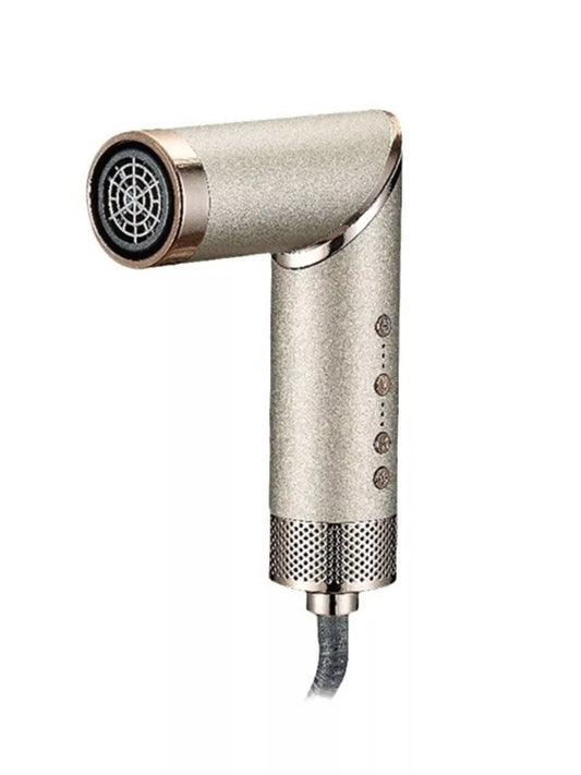 Sarah Express Professional High-Speed Ionic Hair Dryer - Portable Lightweight Blow Dryer Gold European plug