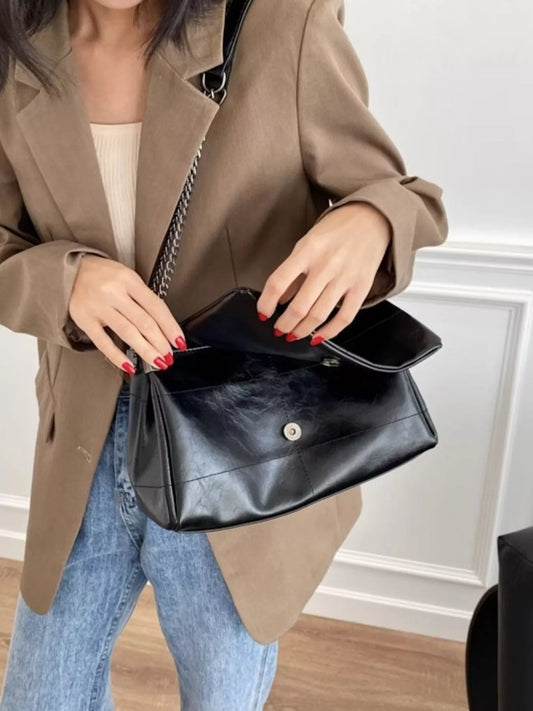 Sarah Express Women's Chain Strap Crossbody Bag Black ONESIZE