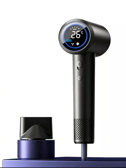 Sarah Express Professional Ionic Hair Dryer with Smart Temperature Control - 1875W Fast Drying Blow Dryer Black