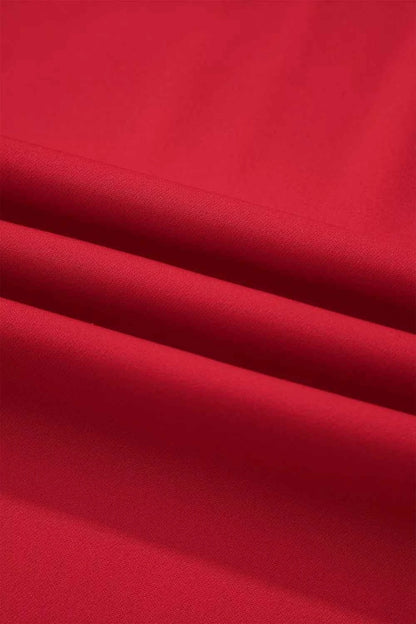 Sarah Express Women's High Waist Pleated Pants - Loose Straight Leg Trousers