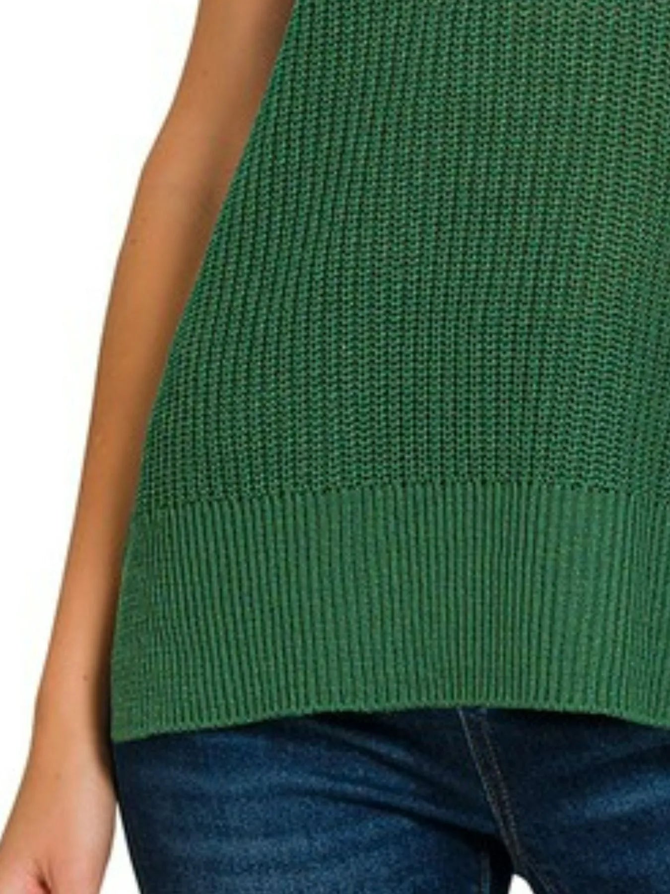 Sarah Express Women’s Oversized Crew Neck Ribbed Sweater Casual All-Season