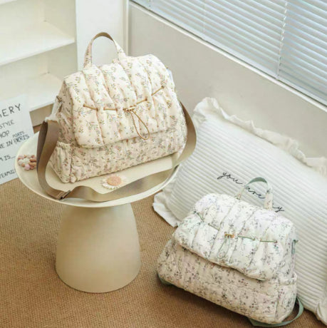 Sarah Express Breathable Floral Diaper Bag