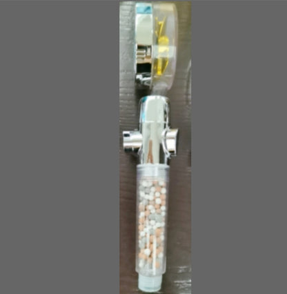 Sarah Express 360° Rotating High Pressure Shower Head with Water Saving Technology Yellow transparent with filter