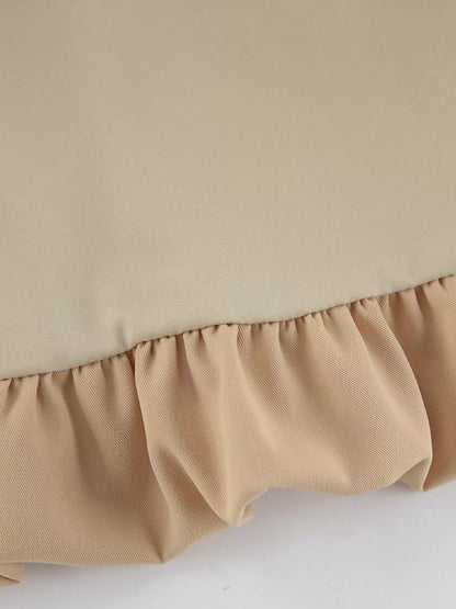 Sarah Express Women's Puff Sleeve Cropped Jacket