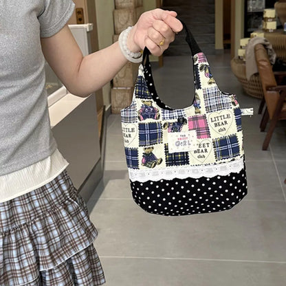 Sarah Express Women's Printed Canvas Handbag