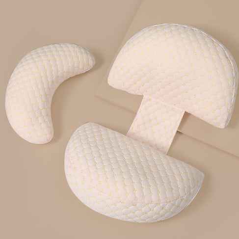 Sarah Express Pure Cotton U-Shaped Pregnancy Support Pillow - Maternity Body Pillow Water Cube Waist Pillow