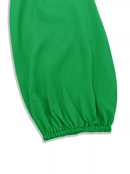 Sarah Express Women's Color Block Striped Long Sleeve Midi Dress with Belt