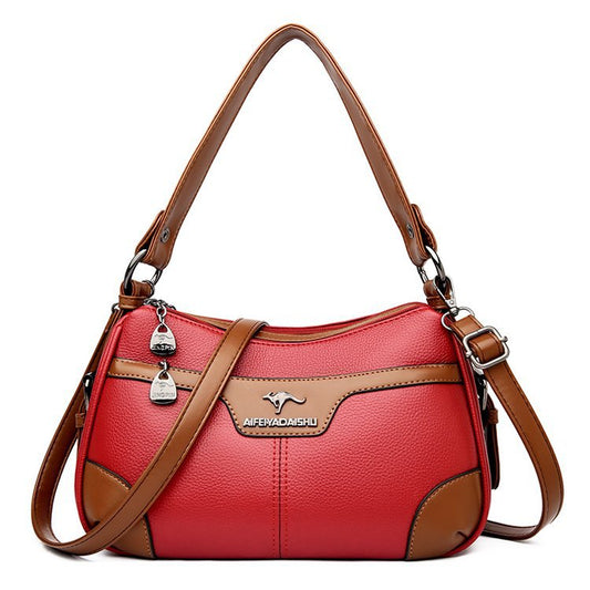 Sarah Express Stylish Summer Contrasting-Color Shoulder Bag For Women