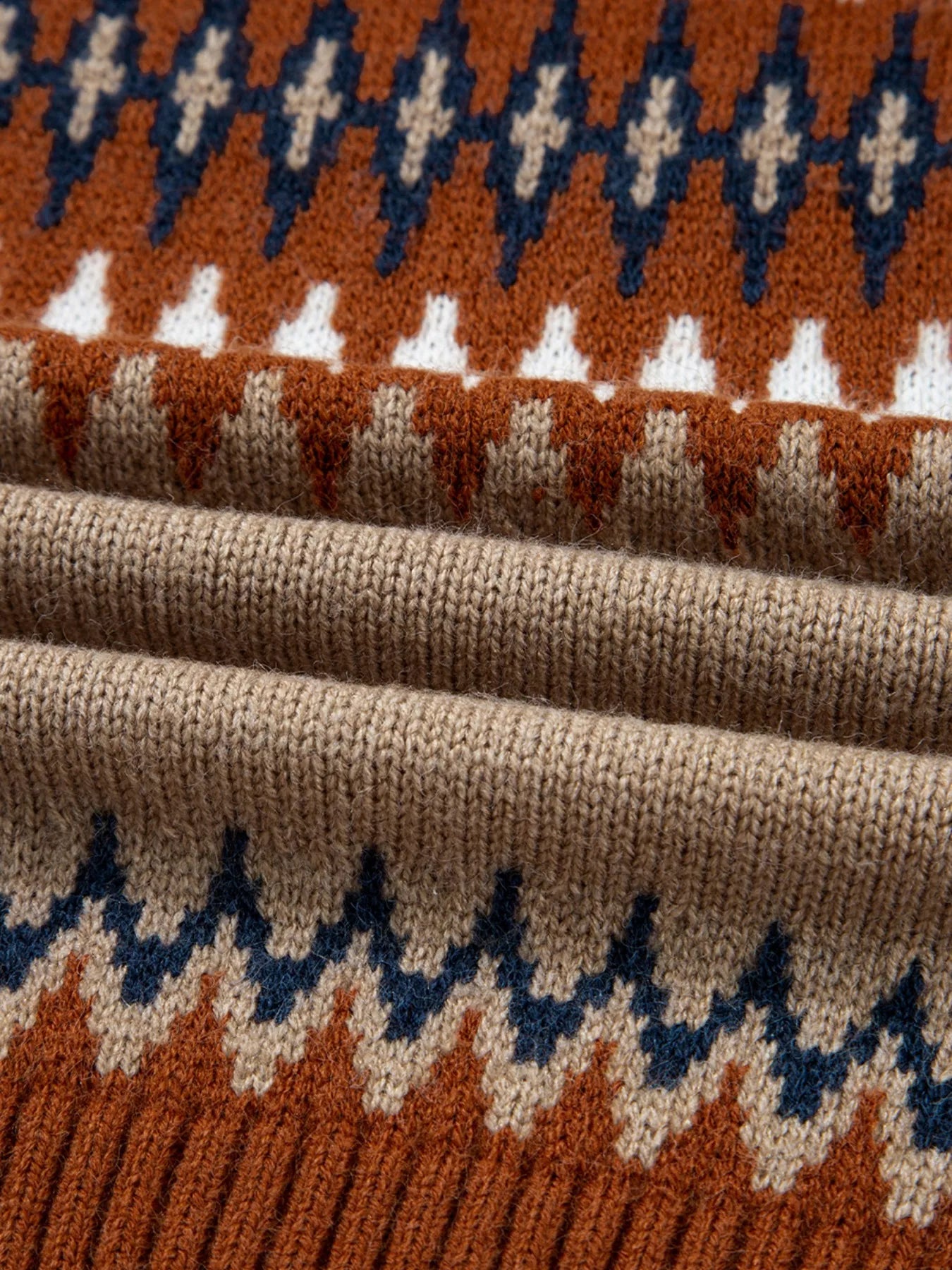 Sarah Express Women's Color Block Crew Neck Sweater