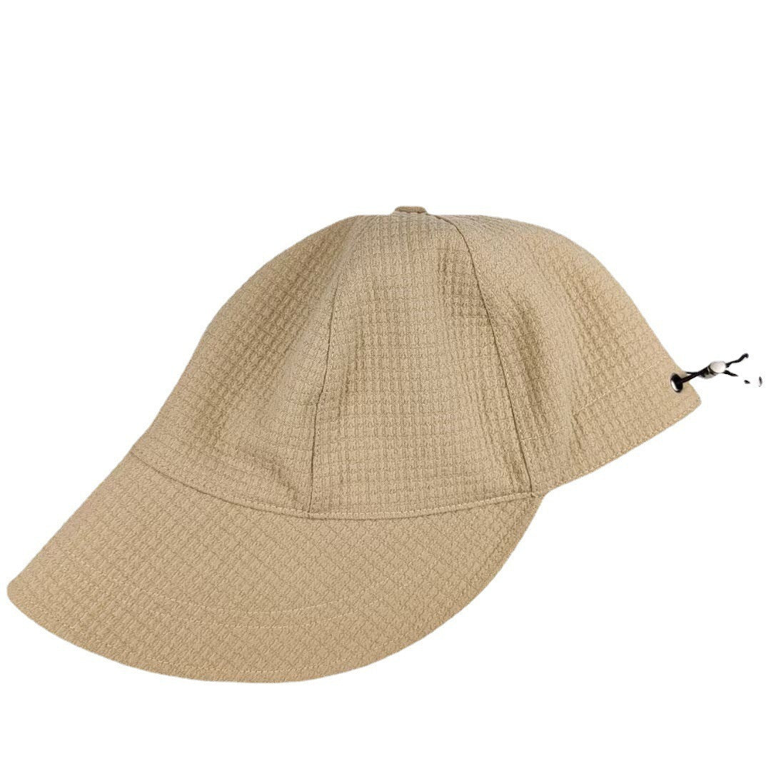 Sarah Express Women's Sun Protection Hat Waffle Texture Adjustable Dome Crown