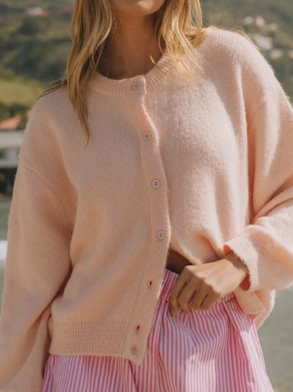 Sarah Express Women's Button-Down Knit Cardigan