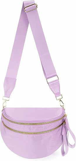 Sarah Express New Stylish Crossbody Shoulder Bag For Women Light Purple 27x22x14cm