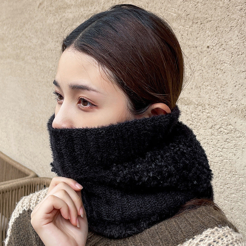 Sarah Express Women's Multifunctional Hat Scarf Combo Winter Windproof Neck Warmer Dome Crown