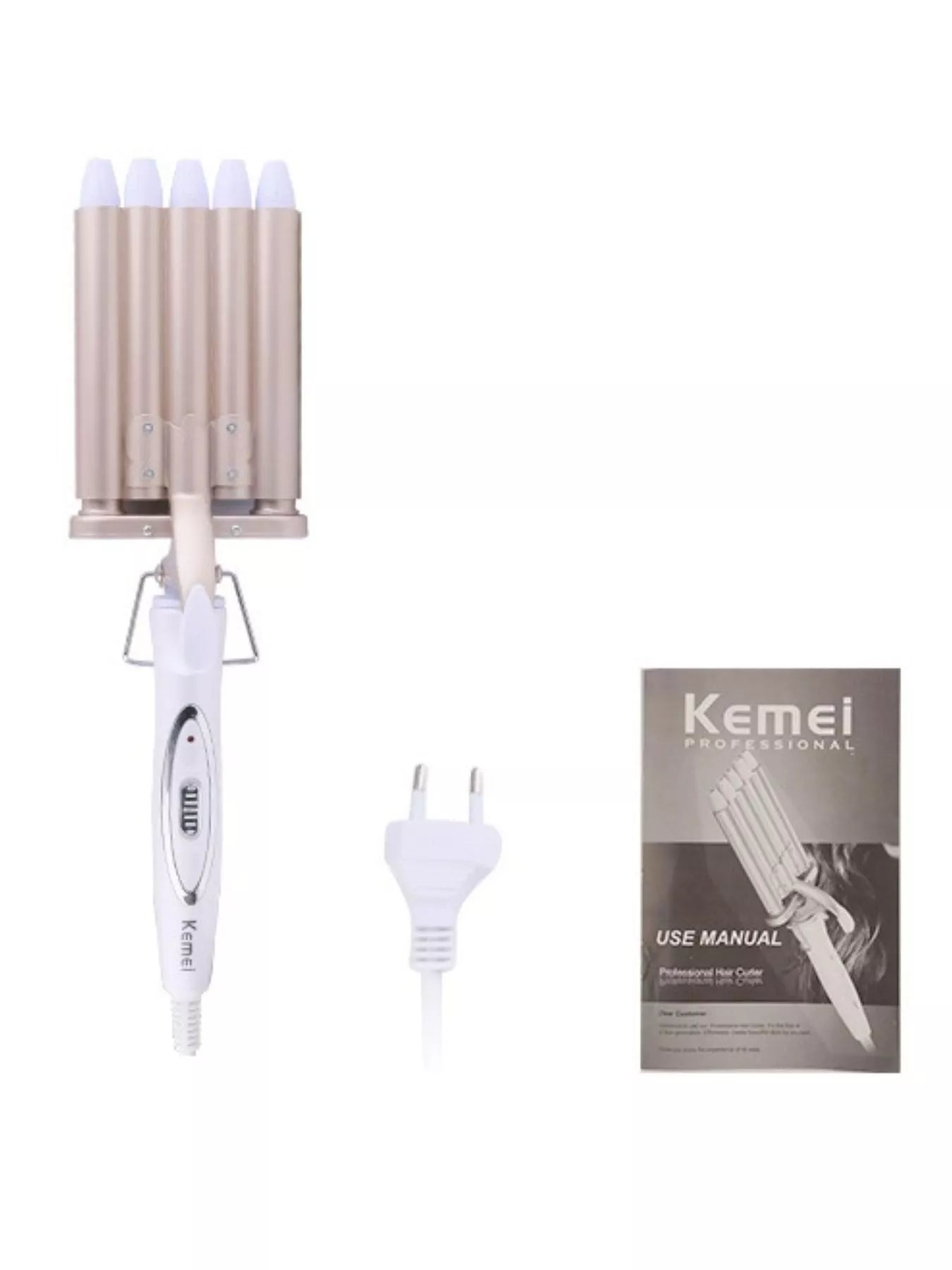 Sarah Express 5-Barrel Hair Waver Curling Iron - Professional Beach Waves Styling Tool