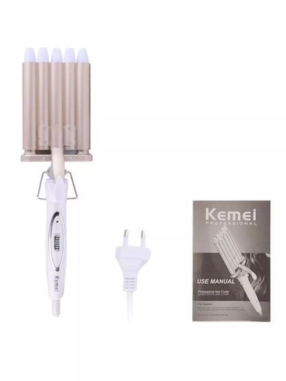 Sarah Express 5-Barrel Hair Waver Curling Iron - Professional Beach Waves Styling Tool