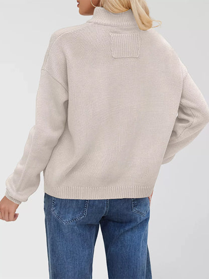 Sarah Express Women's Casual Knit Button-Down Cardigan