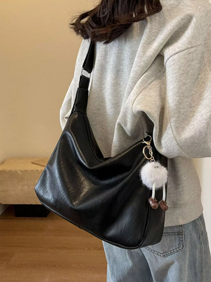 Sarah Express Women's Leather Adjustable Strap Crossbody Bag