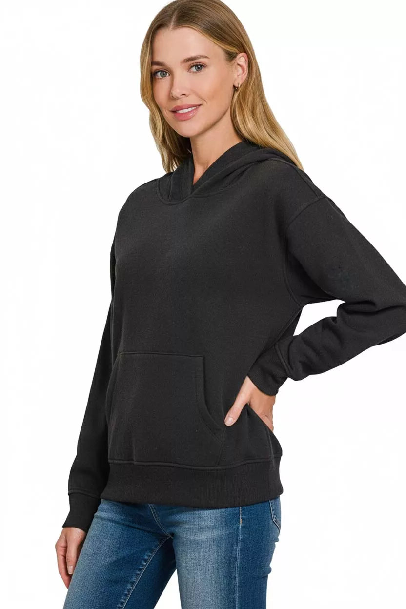 Sarah Express Women's Fleece Kangaroo Pocket Hoodie