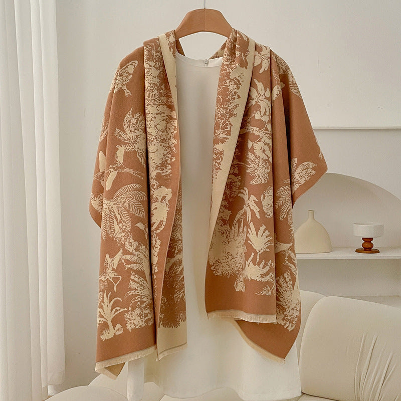 Sarah Express Geometric Ethnic Print Scarf Soft Cashmere-Feel Warm