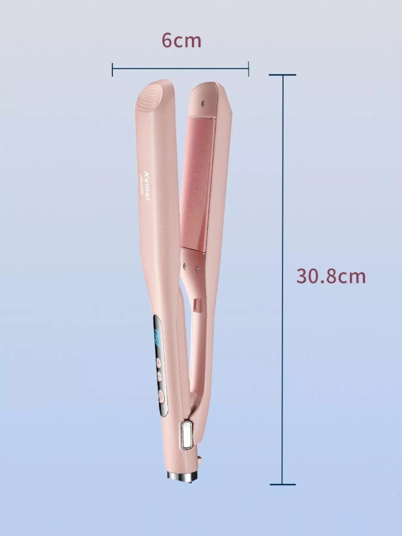 Sarah Express Adjustable Temperature Control Hair Straightener - Multi-Speed Professional Styling Tool