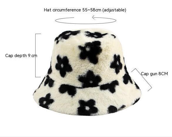 Autumn And Winter Women's Warm Plush Hat
