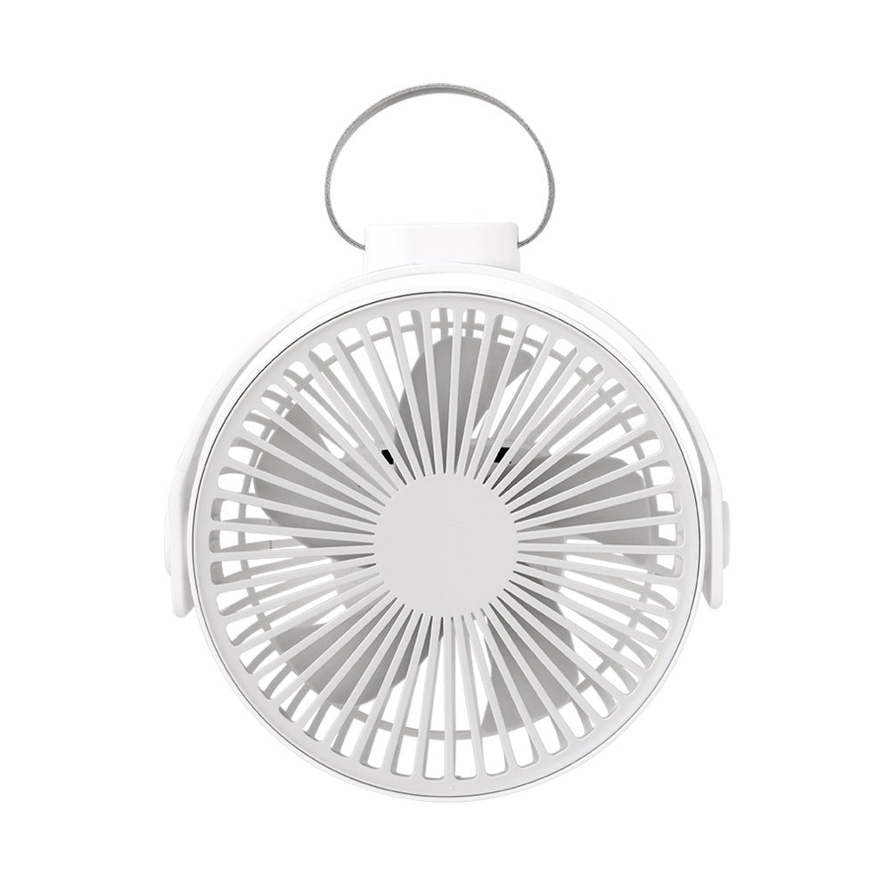 Portable USB Rechargeable Mini Ceiling Fan - 360° Rotation Desktop & Tent Fan
